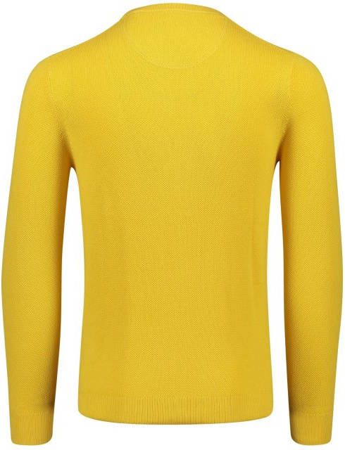 Gant trui ronde hals geel