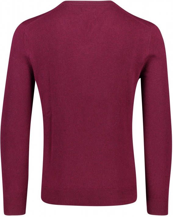 Gant trui v hals aubergine lamswol XXX Large