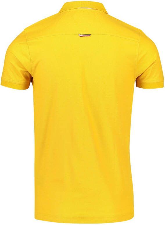 Tommy Hilfiger Polo okergeel Slim Fit