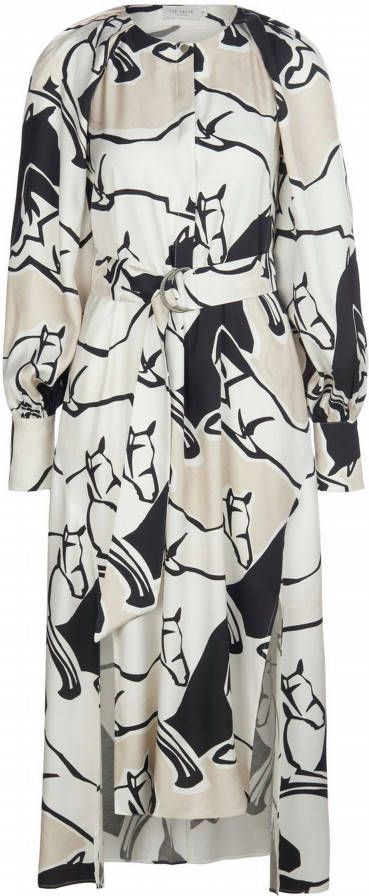 Ted Baker Sydnei midi blousejurk met steekzakken en ceintuur