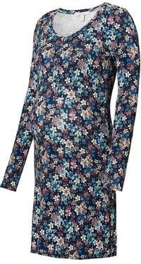 Esprit Verzorgingsjurk Bloemen Nachtblauw