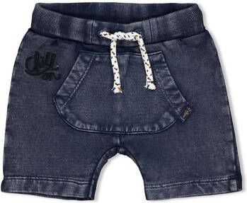 Feetje ! Jongens Korte Broek Maat 74 Donkerblauw Katoen