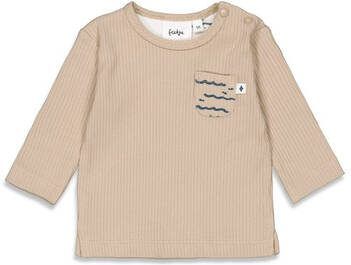 Feetje Shirt met lange mouwen Cool As Ever Taupe