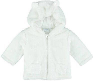 Feetje ! Unisex Vest Maat 62 Off White Katoen/polyester