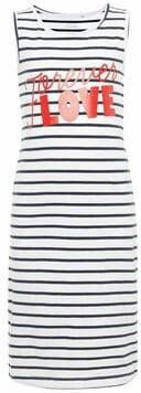 name it Girl s Jurk Nkfvippa helder wit Love Text