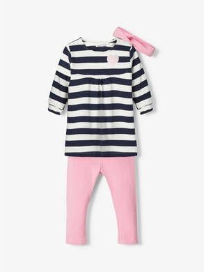 NAME IT BABY meisjes longsleeve + legging + haarband