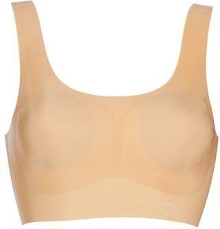 Triumph Beha top Zero Feel Top brede bandjes Van sloggi bruin