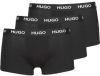 HUGO Boxershorts Trunk Triplet Pack Zwart online kopen