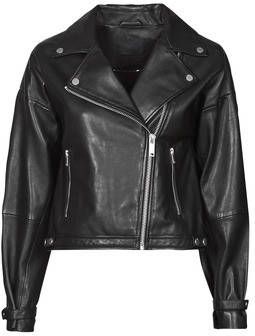 Ikks Leren Jas BU48055