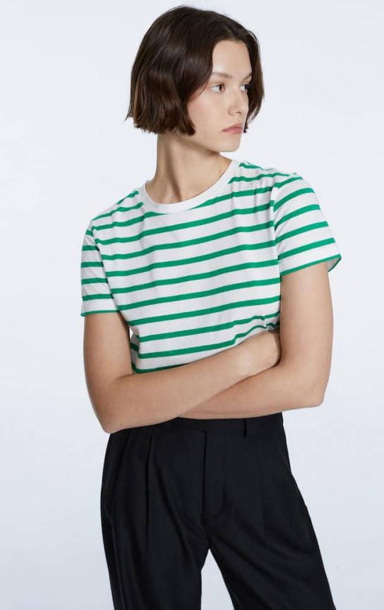 Stradivarius Basic Shirt Groen