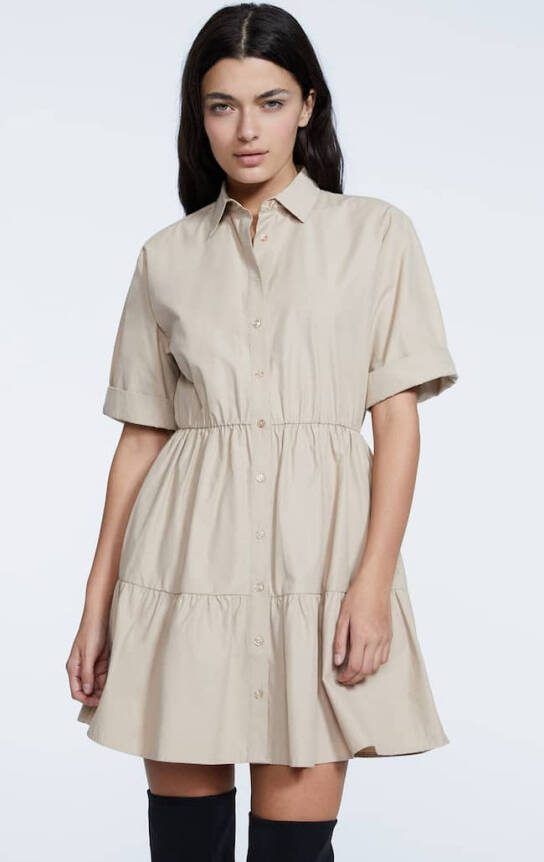 Stradivarius Korte Shirtdress Steen