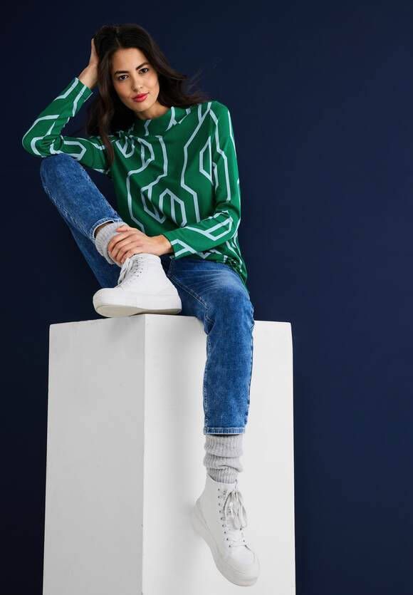 Street One Shirt met print