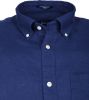 Gant Regelmatig linnen shirt , Blauw, Heren online kopen