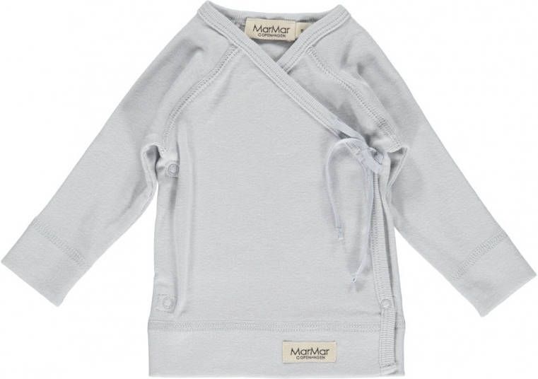 MarMar Copenhagen Tops Tut Wrap Long Sleeve Modal New Born Blauw