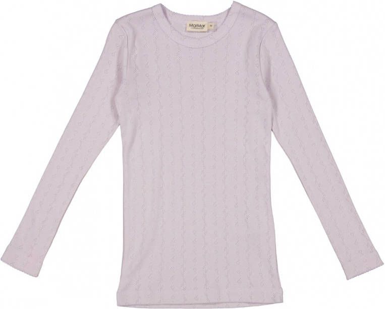 MarMar Copenhagen Tops Tamra Modal Pointelle Paars