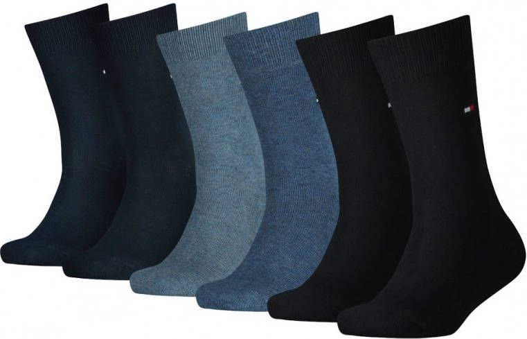 Tommy Hilfiger Sokken Children Sock Basic 6P Blauw