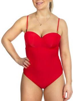 Calvin Klein Structured Bandeau One Piece