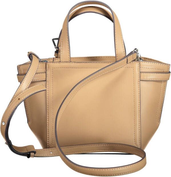 Calvin Klein minimal hardware mini tote , Beige, Dames