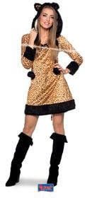 Feestbazaar Sexy panter jurkje