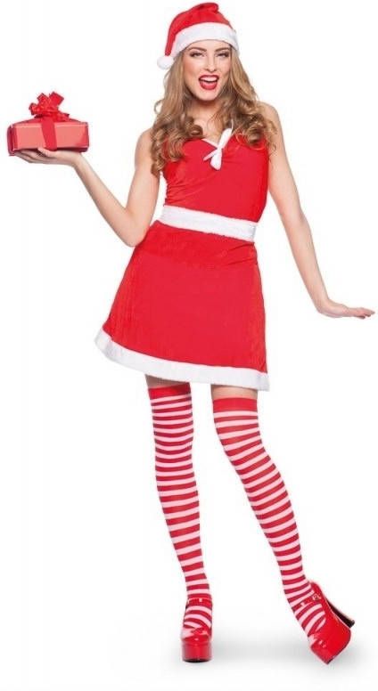 Feestbazaar Sexy Kerstvrouw Pakje Dames
