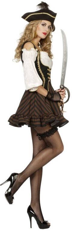 Confetti Sexy pirate jurkje bruin