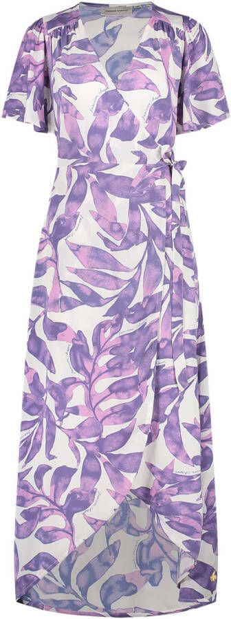 Fabienne Chapot Archana butterfly dress white pink & purple print