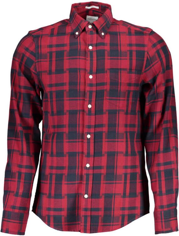 Gant Alledaagse t shirts , Rood, Heren