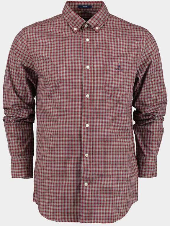 Gant Casual hemd lange mouw d1. reg small tartan twill shi 3220046/604