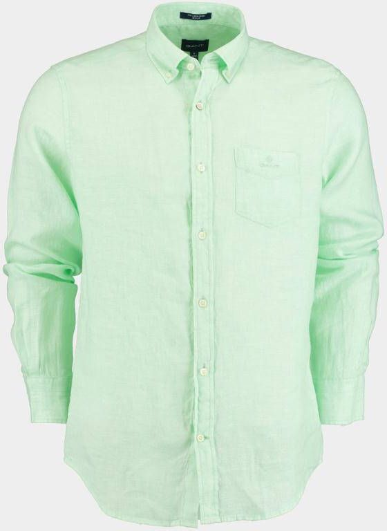 Gant Casual hemd lange mouw d2. reg linen shirt bd 3012420/304