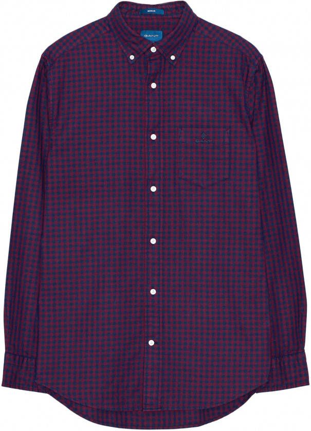 Gant Casual hemd lange mouw d2. reg jaspe gingham shirt 3220093/604