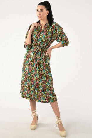 Geisha Jurk driekwart mouw