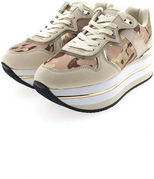Guess Harinna sneaker met camouflageprint