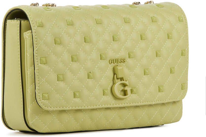 Guess Unisex leren unisex crossbodytassen rue rose