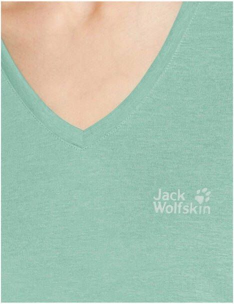 Jack Wolfskin Crosstrail T-Shirt Dames Lichtgroen/Groen