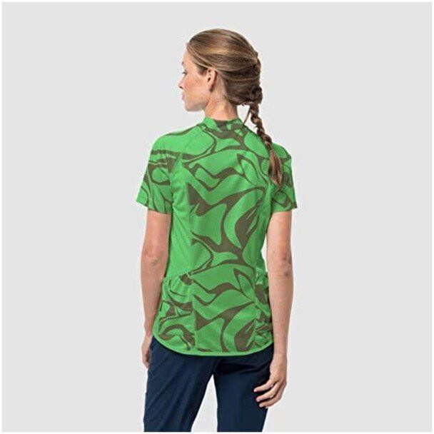 Jack Wolfskin Gradient T Fiets shirt Dames Groen