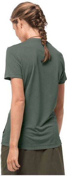 Jack Wolfskin Crosstrail T Shirt Dames Groen