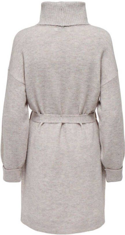 Jacqueline de Yong Gebreide jurk lange mouwen rolkraag