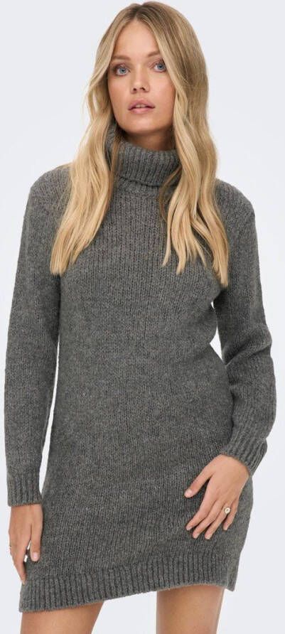 Jacqueline de Yong Gebreide jurk rolkraag