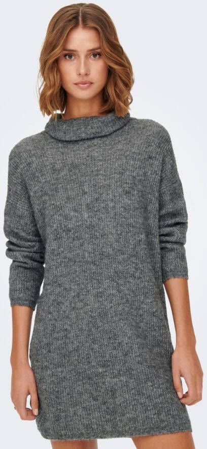 Jacqueline de Yong Gebreide jurk rolkraag