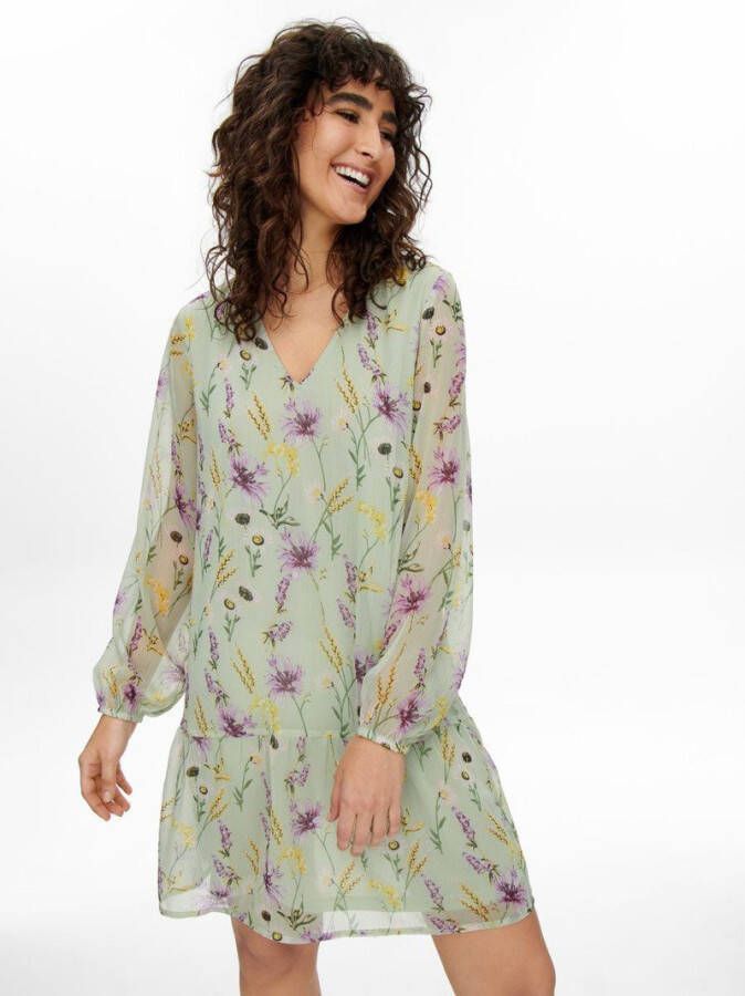 Jacqueline de Yong Jurk 7/8 mouwen v hals