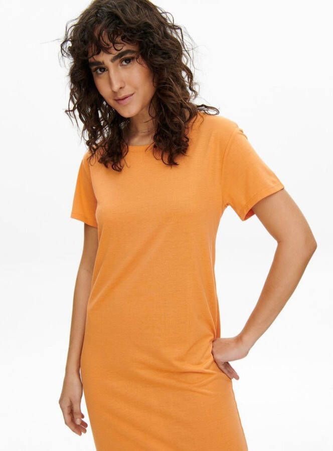 Jacqueline de Yong Midi jurk korte mouwen split