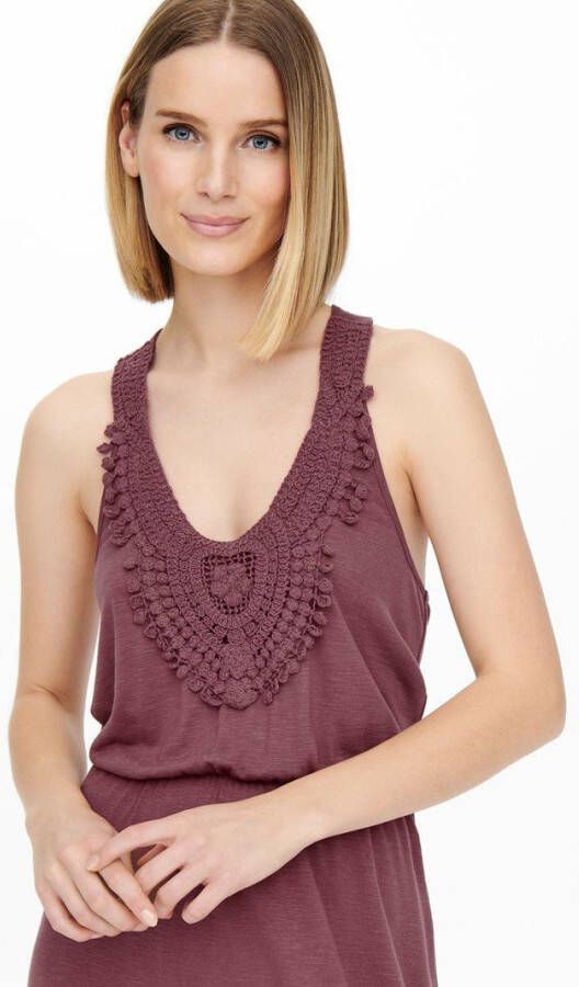 Jacqueline de Yong Mouwloze jurk gehaakte