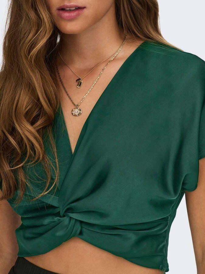 Jacqueline de Yong Mouwloze top cropped