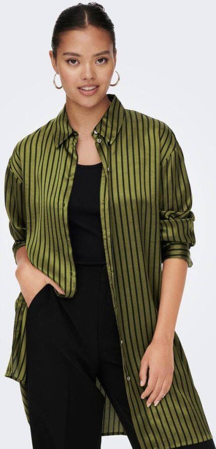 Jacqueline de Yong Longsleeve shirts Groen Dames
