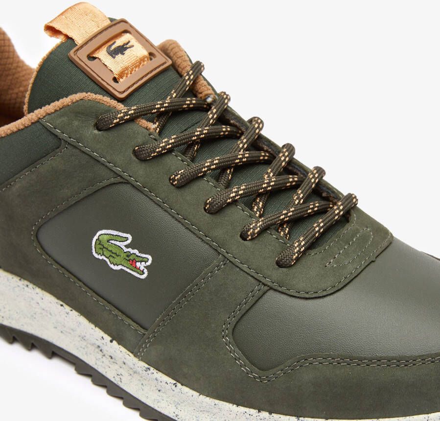 Lacoste De Coste Jogger 2.0 grn/UIT WHT 744Sma00401X3 leer , Groen, Heren