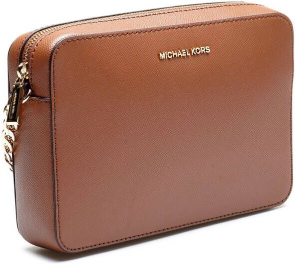 Michael Kors Crossbodytas Jet Set Medium Camera Bag Bruin