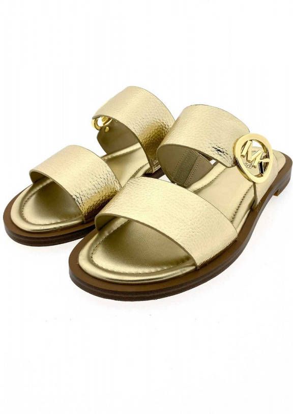 Michael Kors Summer Sandal slippers goudkleurig