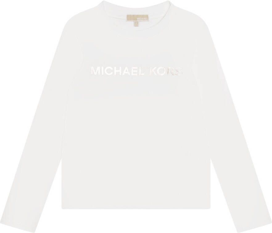 Michael Kors Longsleeve met metallic logoprint
