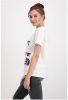 Monari Shirt ronde hals en korte mouwen wit online kopen