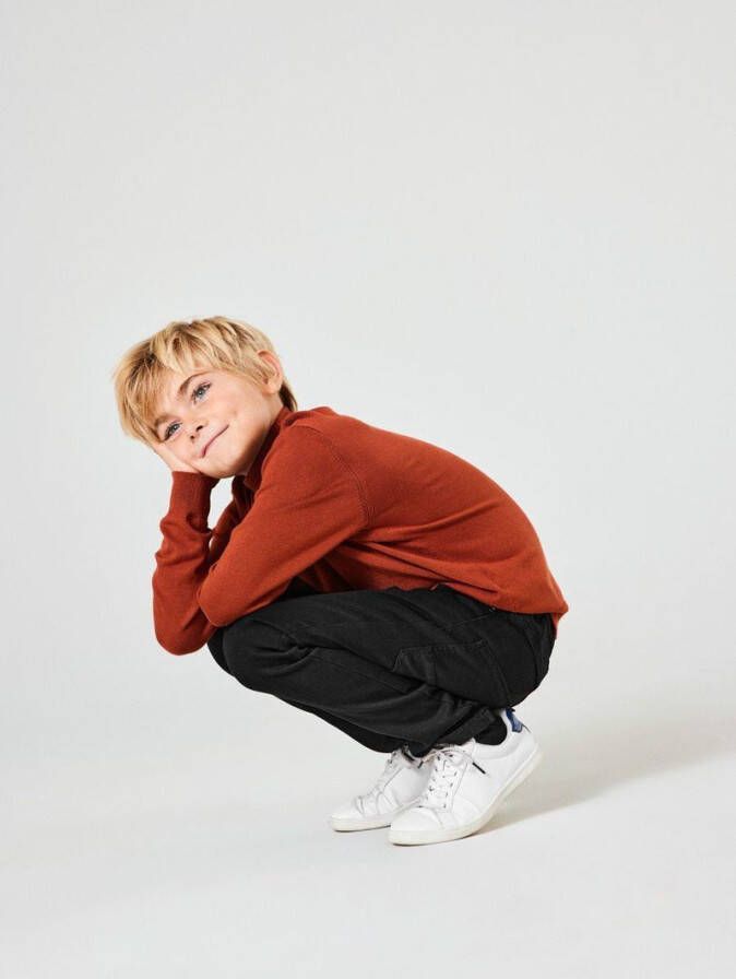 name it Noem het KidskMraloso LS Rollneck Knit Arabian Spice | Freewear , Oranje, Dames